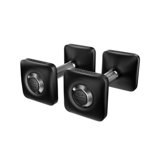 Peloton Dumbbells | Ergonomically Designed Pair of Cast Iron Weights With Urethane Coating and Nonslip Grip, Available in Set of Two - 10 lb