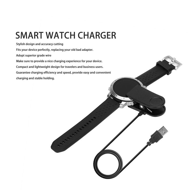 Charger for Fenix , 3.3 ft Smart Watch Charger, Replacement USB Fast Charging Clip Cable for Smart Band, 5V 1A