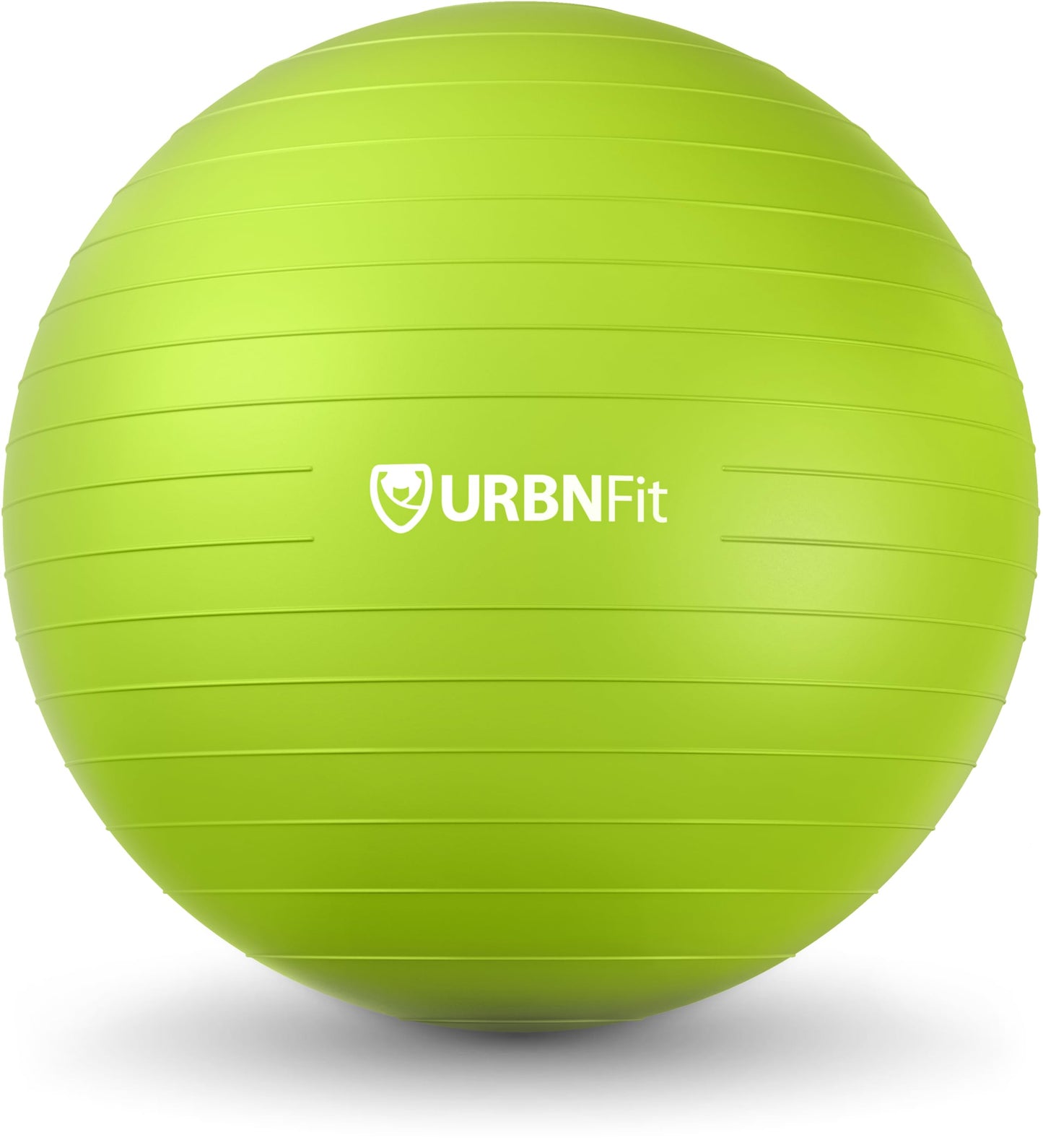URBNFit Exercise Ball - Yoga Ball in Multiple Sizes for Yoga, Pilates, Pregnancy, Stability - Anti-Burst Swiss Balance Ball w/Quick Pump – Office Ball Chair for Home and Gym – 22 Inch - Green