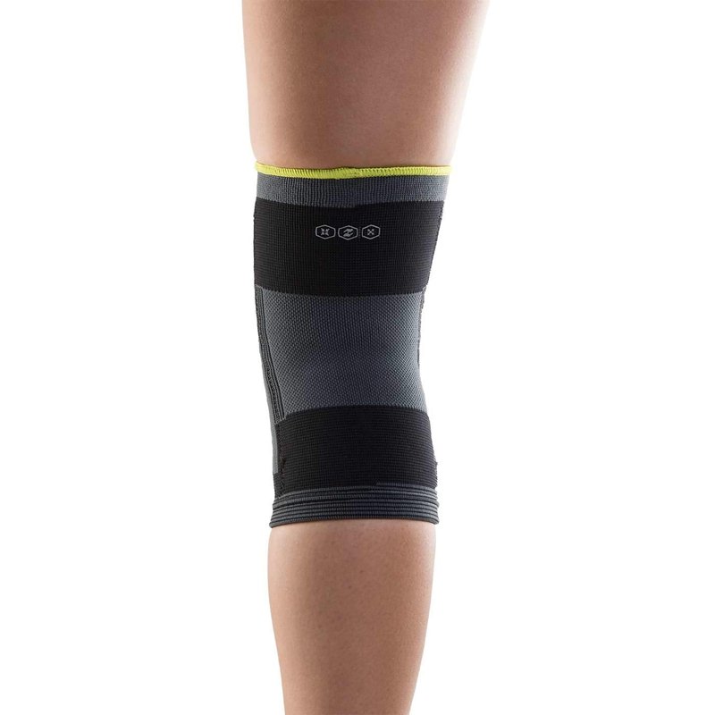 DonJoy Performance Deluxe Knit Knee Sleeve With Stays for Mild Knee Sprains & Strains - Slip-on Open-Patella Design for Athletes and Active Users, Large