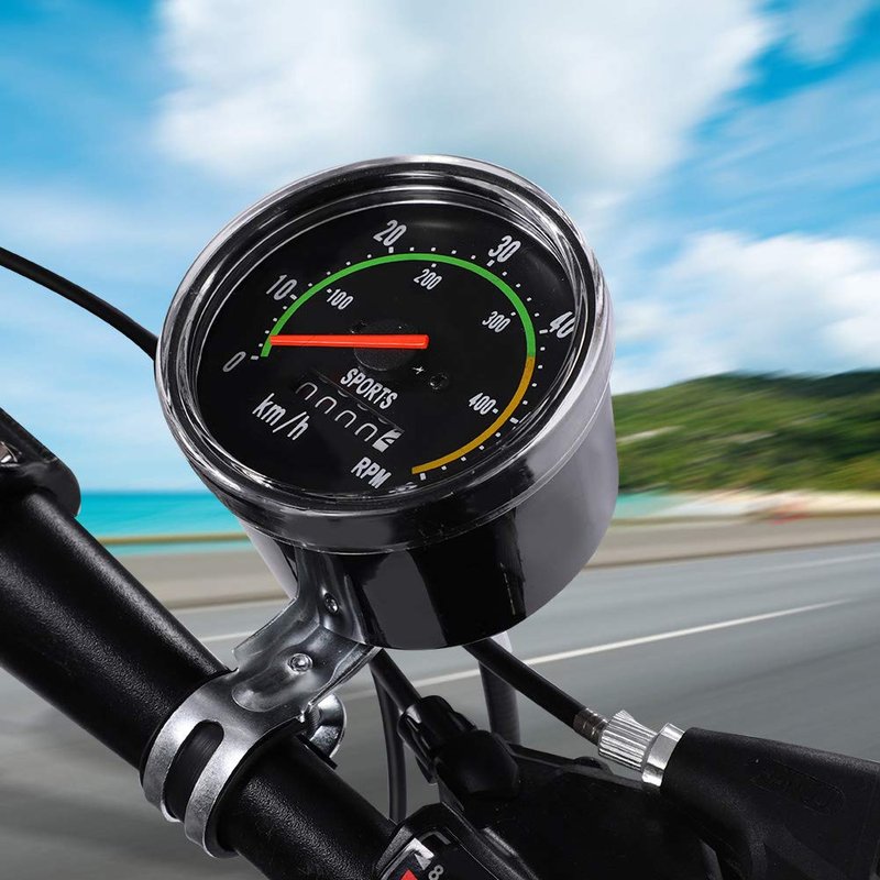 Pilipane Bikes Speedometer, Bikes Tricycle Mechanical Odometer Speedometer, Bikes Bike Computer Speedometer Odometer, Cycling Stopwatch Cyclocomputer for 26/27 5/28/29 inch Bikes