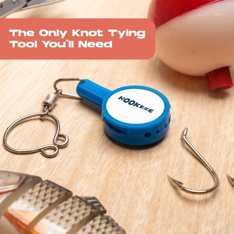 Fishing Knot Tying Tool - HOOK-EZE Fly Fishing Accessories for Easy Line to Hook Connection | Perfect Gift for Anglers
