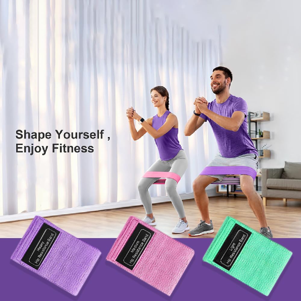 Exercise Band, Resistance Bands Yoga Fitness Workout Equipment, Exercise Elastic Stretch, Latex Fabric, Set Elastic Fitness, Booty Bands for Women and Men, Resistance Bands for Legs.