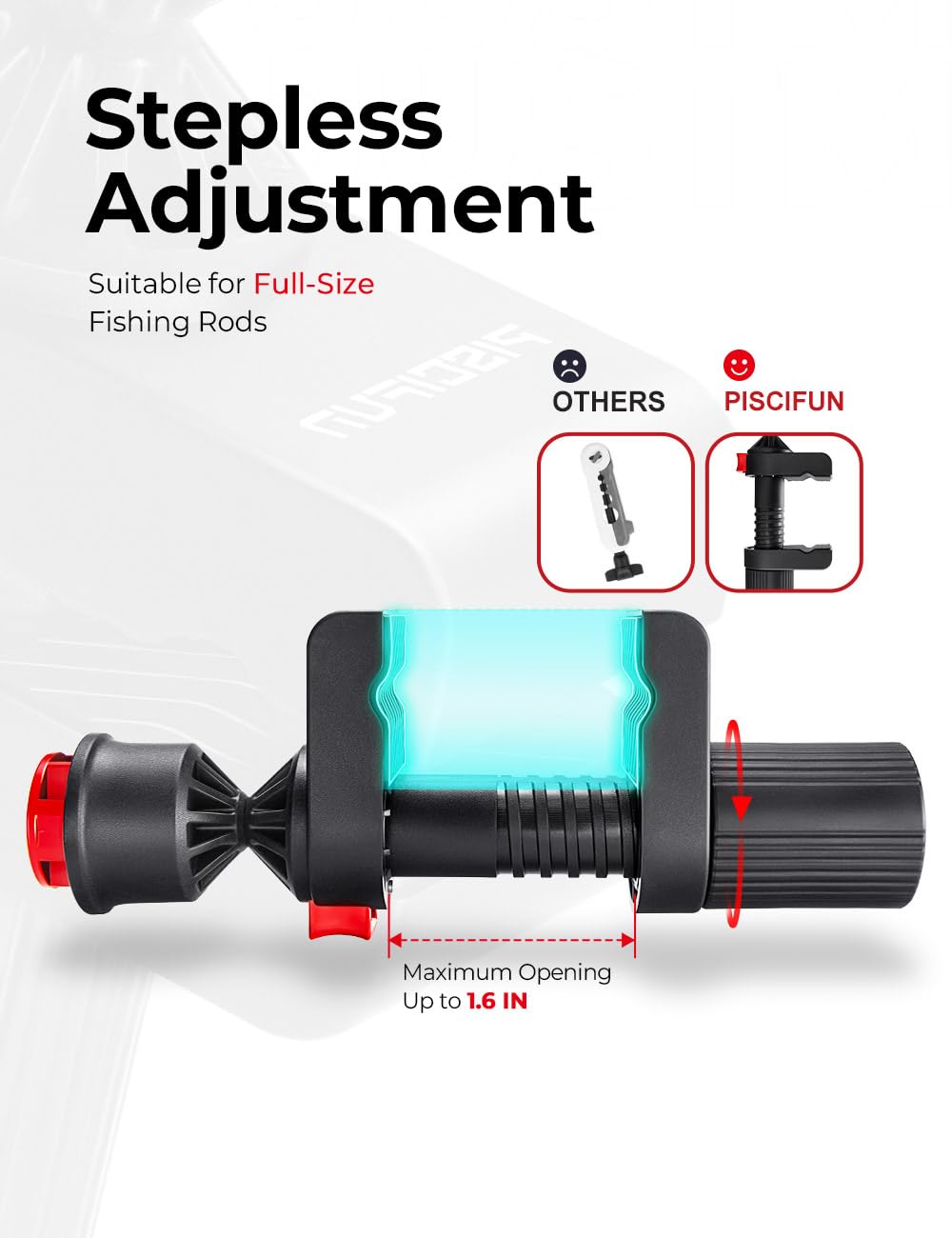 Piscifun Speed E Fishing Line Spooler, Portable Fishing Reel Spooler