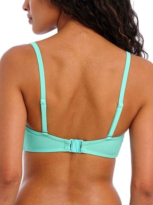 Freya Women's Ibiza Waves Underwire Bandeau Bikini Top Blue