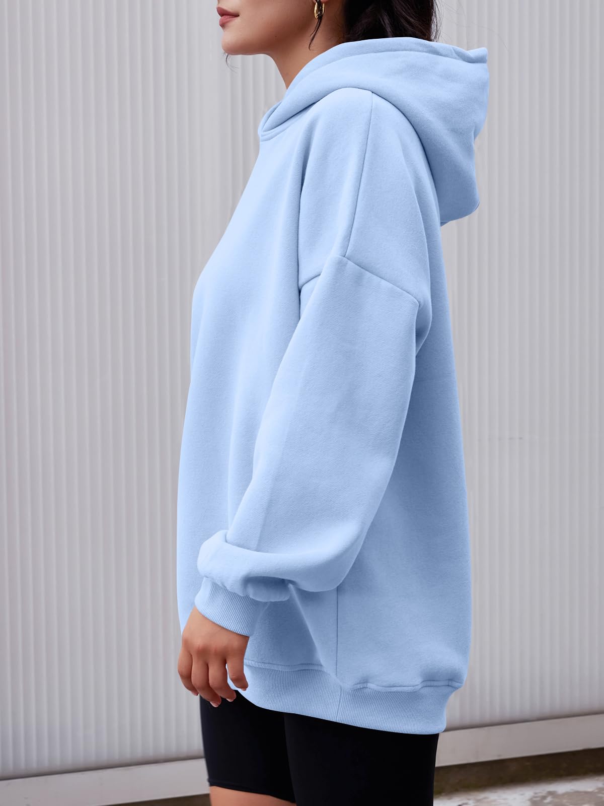 AUTOMET Womens Oversized Hoodies Fleece Sweatshirts Hooded Pullover 2024 Fashion Fall Clothes Trendy Outfits Winter Sweater_LightBlue_L