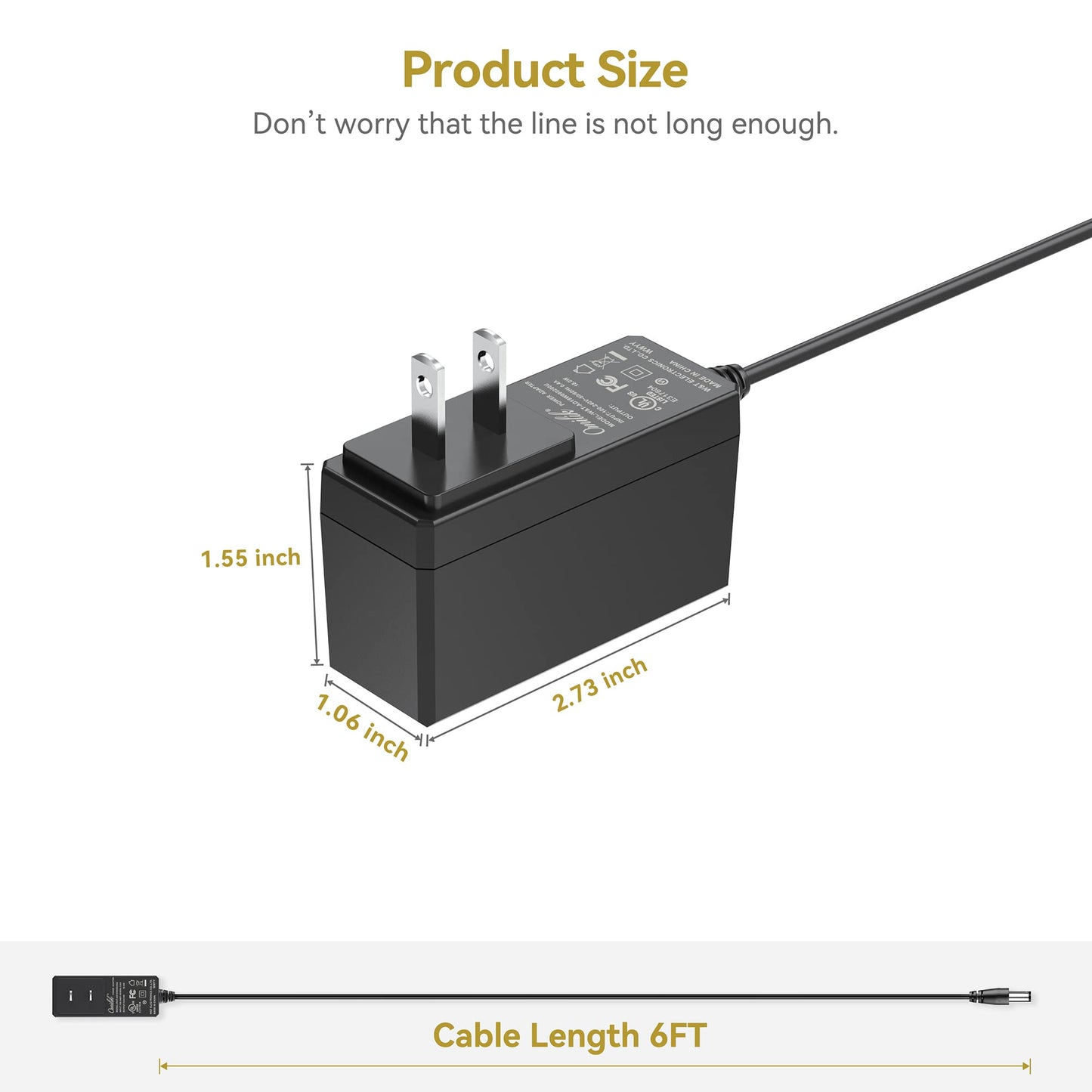 Omilik UL 9V AC Adapter for Xterra Fitness Elliptical Exercise Machine/Recumbent Bike/Upright Bike Series FS5.2e SB4.5r SB440r SB540r FS220e FS320e FS420e Recumbent Exercise Bicycle Power Supply Cord