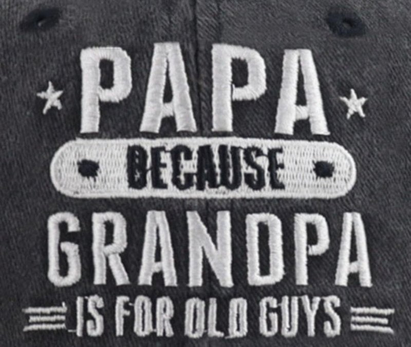 Grandpa Gifts for Men, Best Dad Ever Hat, Funny Papa Baseball Cap, Fathers Day Christmas Retirement Birthday Gifts for Grandfather Dad Daddy Husband Black
