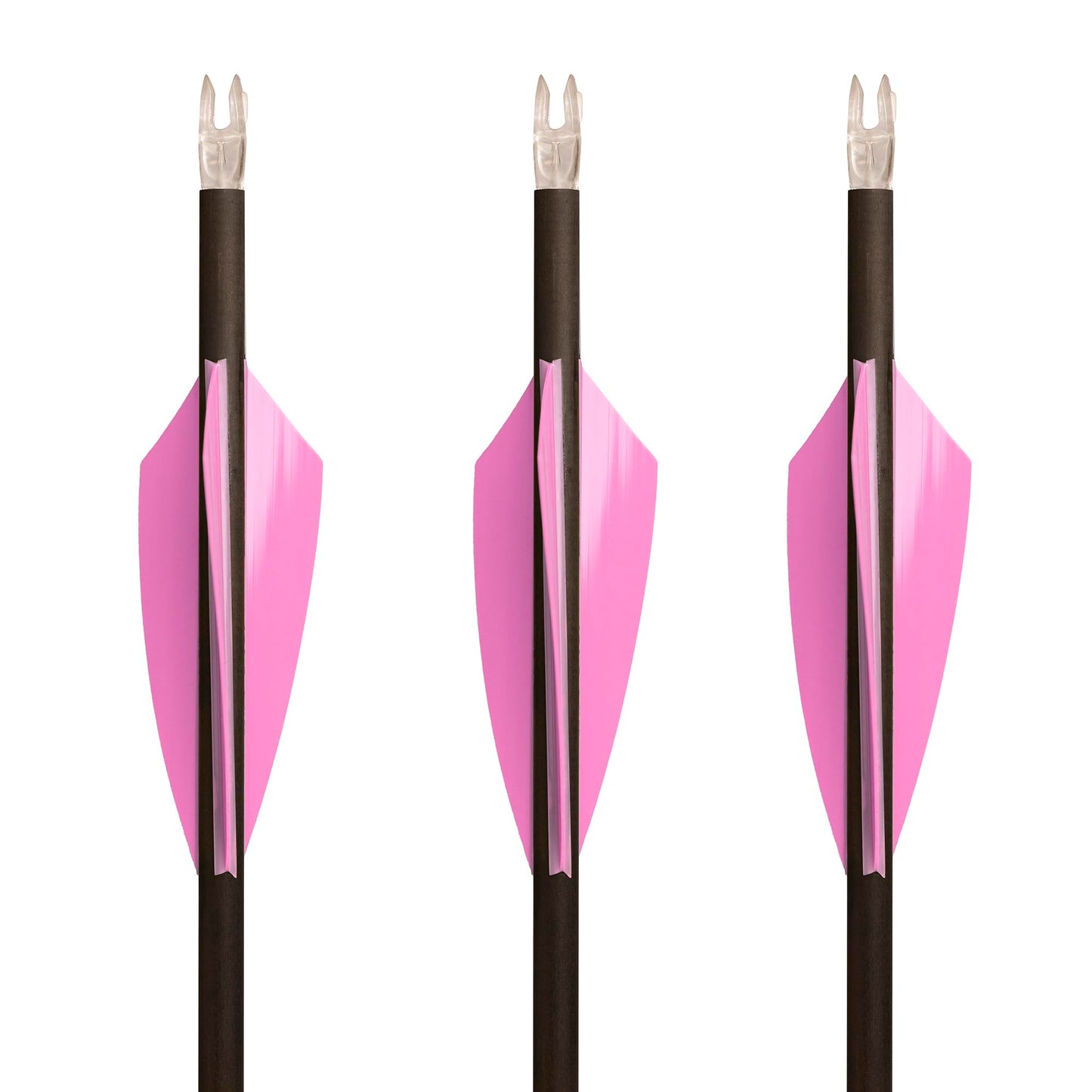 TAC Vanes 2.75" Driver Arrow Vanes | Archery Fletching for Compound & Crossbow | Durable, Lightweight, High Accuracy, Pink 36 Pack