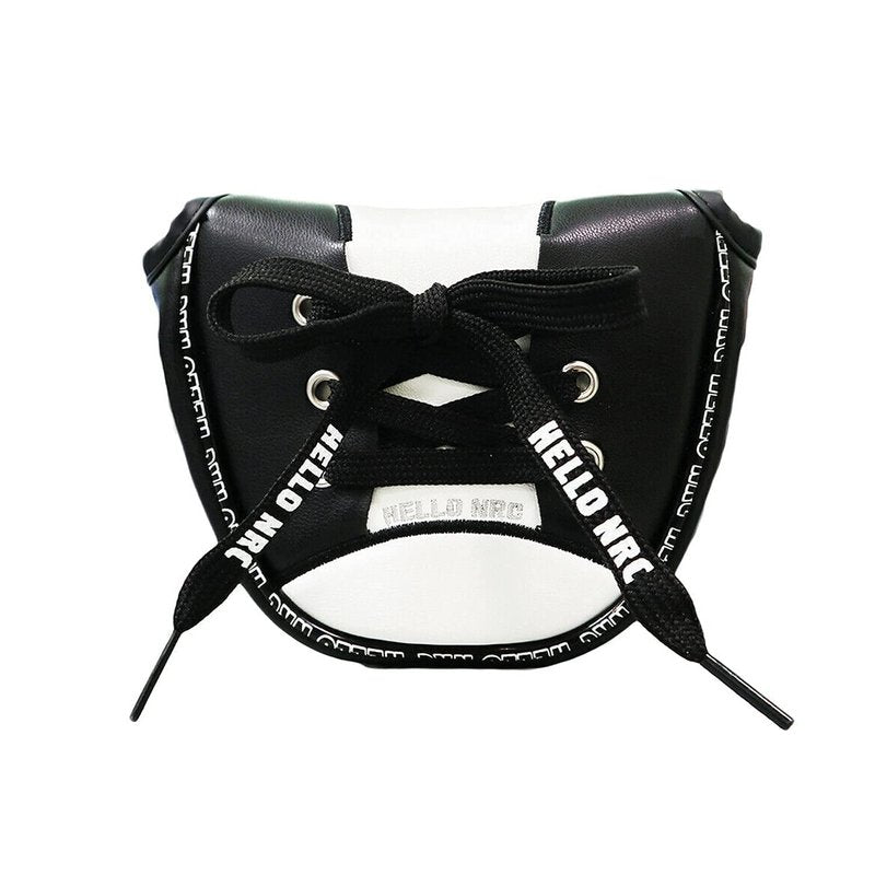 HISTAR Golf Mallet Putter Headcovers Cute Shoe Design Golf Club Head Cover for Scotty Cameron Taylormade Odyssey (Black)
