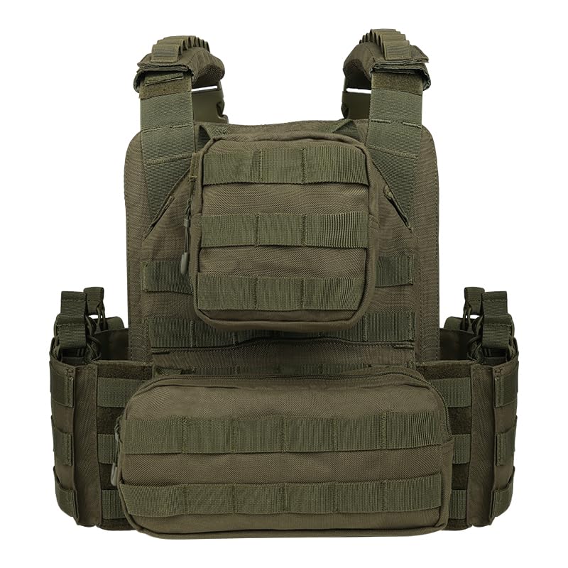 vAv YAKEDA Outdoor Tactical Vest Airsof Vest for Men (Army green)