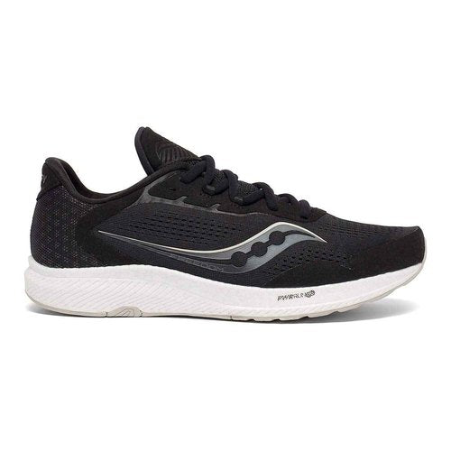 Saucony Men's Freedom 4 Running Shoe, Black/Stone, 10.5