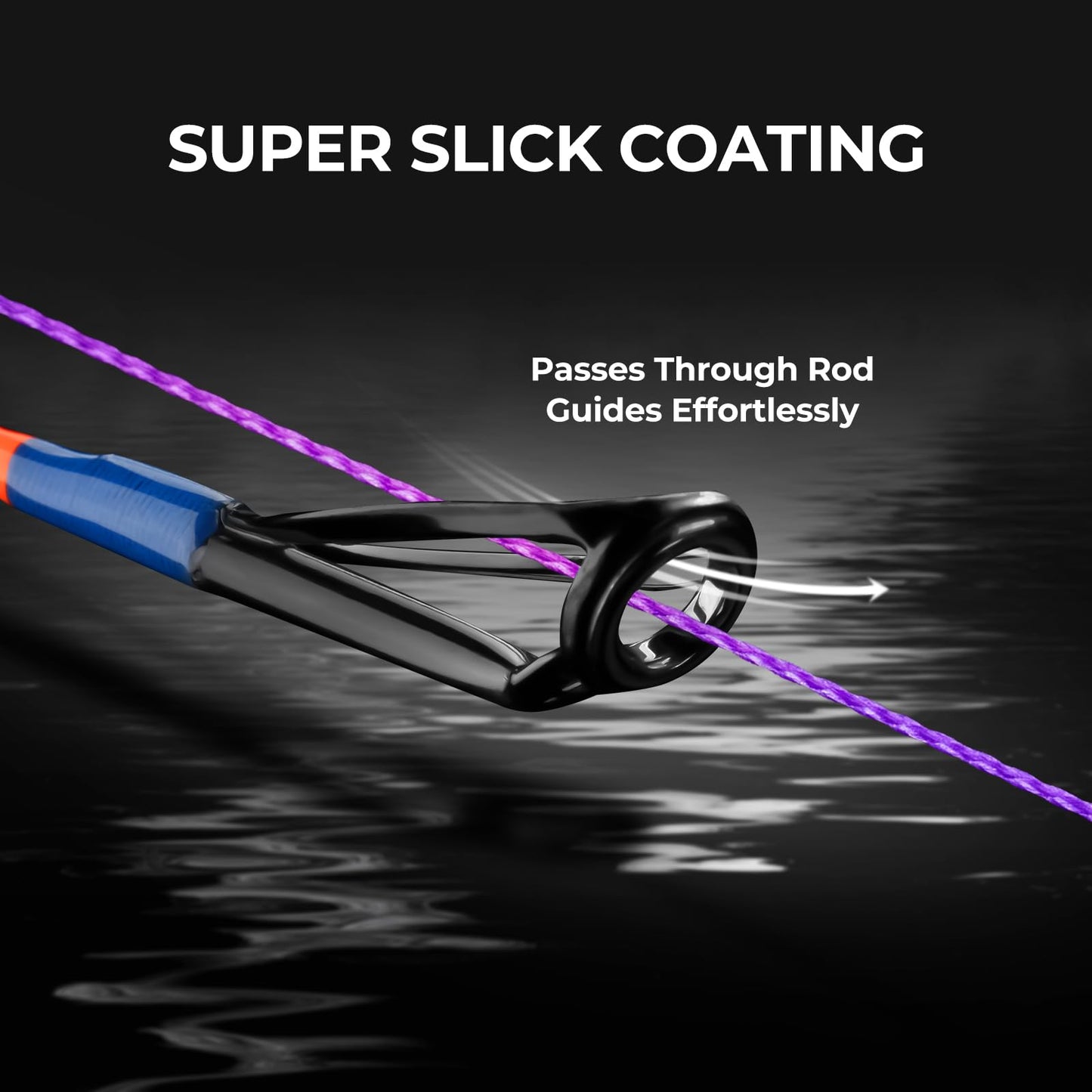 KastKing Superpower Braided Fishing Line, Purple Camo, 30LB, 300+27 Yds