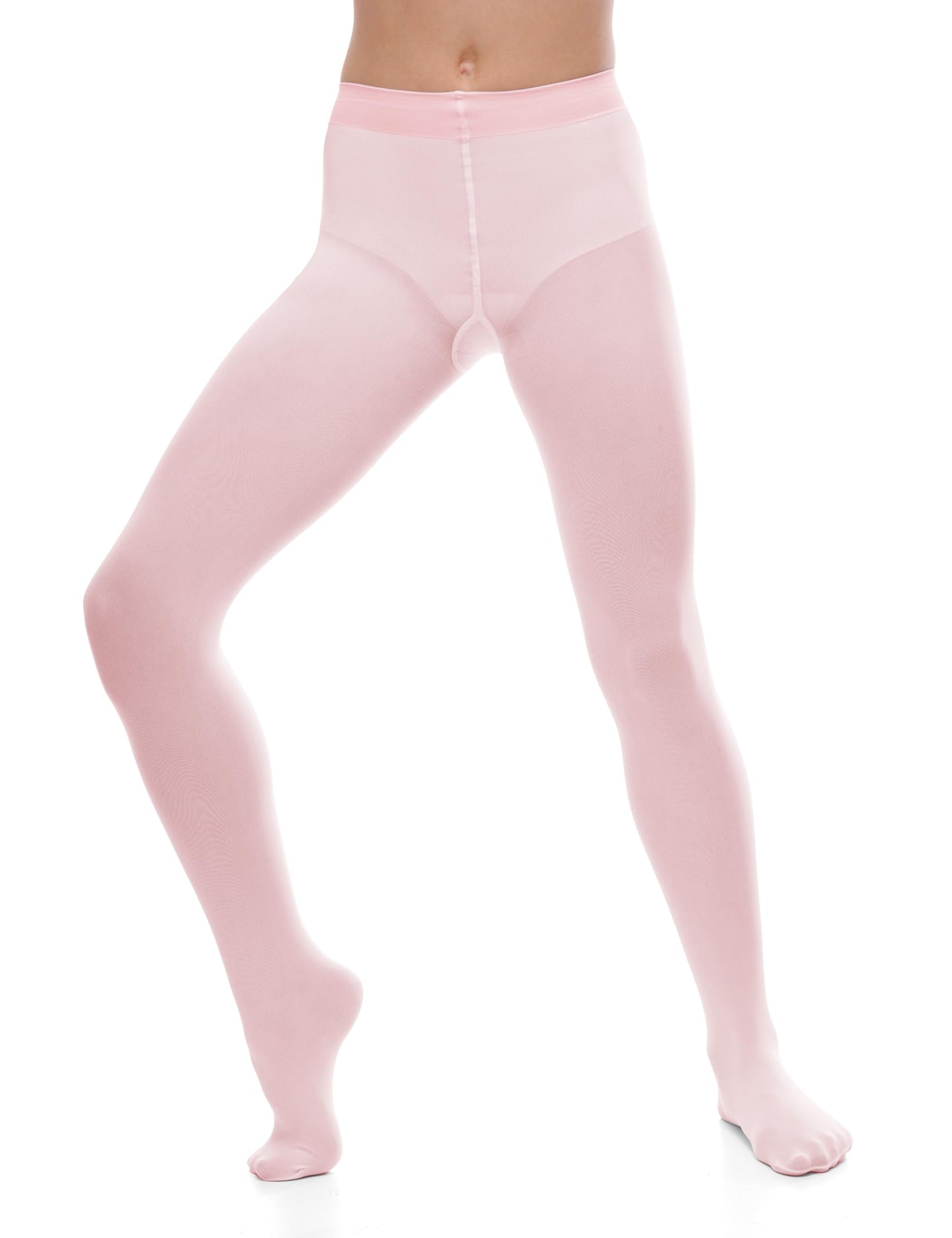 Tottog Girls Ballet Dance Footed Tights, Toddler Kids Ballerina Ultra Soft Stretchy Stockings