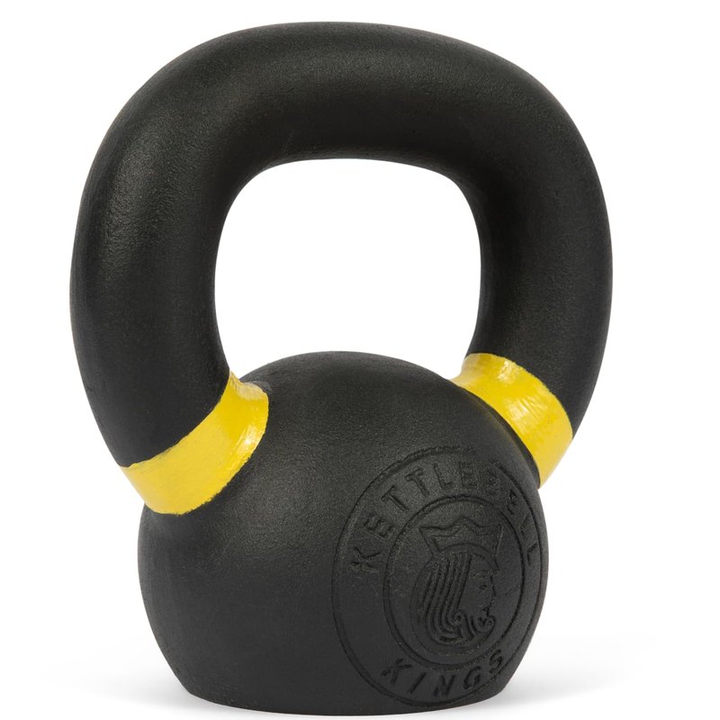 Kettlebell Kings Powder Coated Kettlebells Weight 8KG - Hand Weights Workout Gym Equipment and Strength Training Sets for Women and Men - Weights Set for Home Gym (4-48KG)