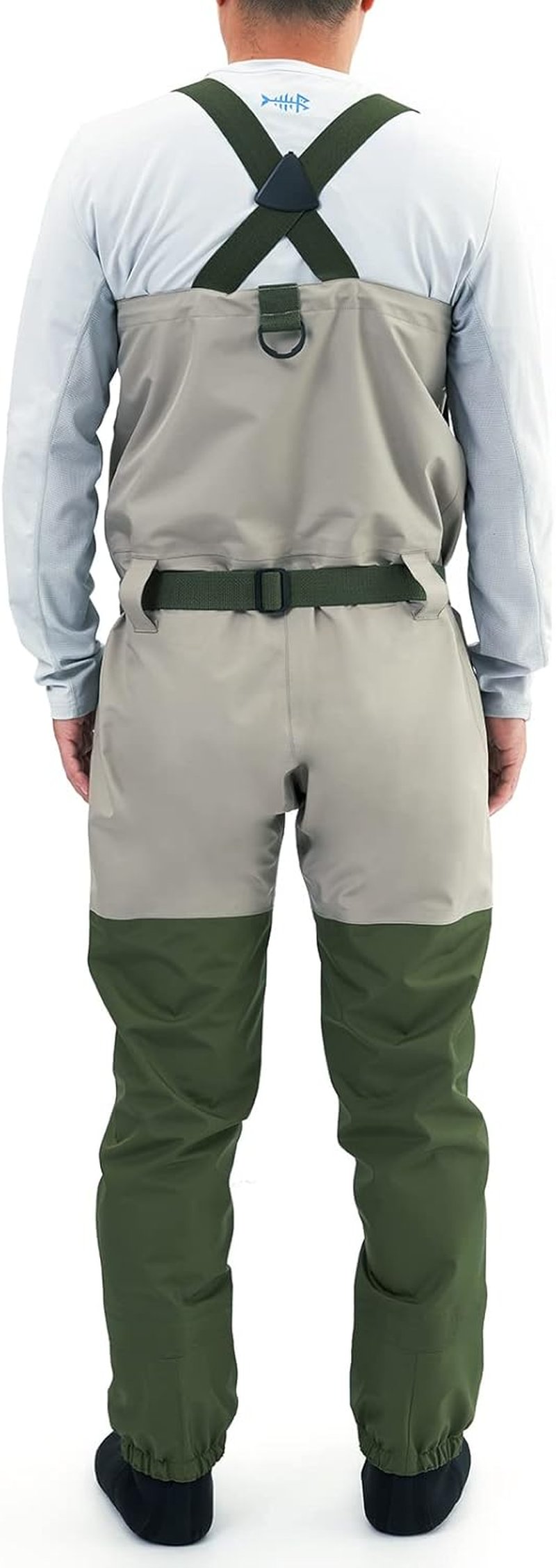 BASSDASH IMMERSE Men's Breathable Fly Fishing Waders - Waterproof Lightweight Chest Wader