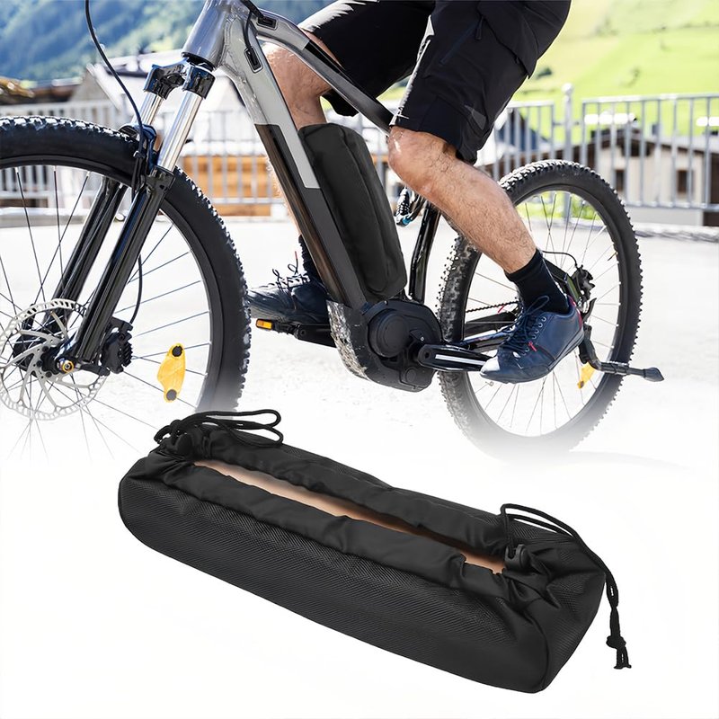 Joyzan Ebike Battery Cover, Waterproof Electric Bicycle Battery Protector Bag Liion Protective Dustproof Anti Mud Frame Case Lithium Protection Accessories Weather Resistant Scratches Rain Snow
