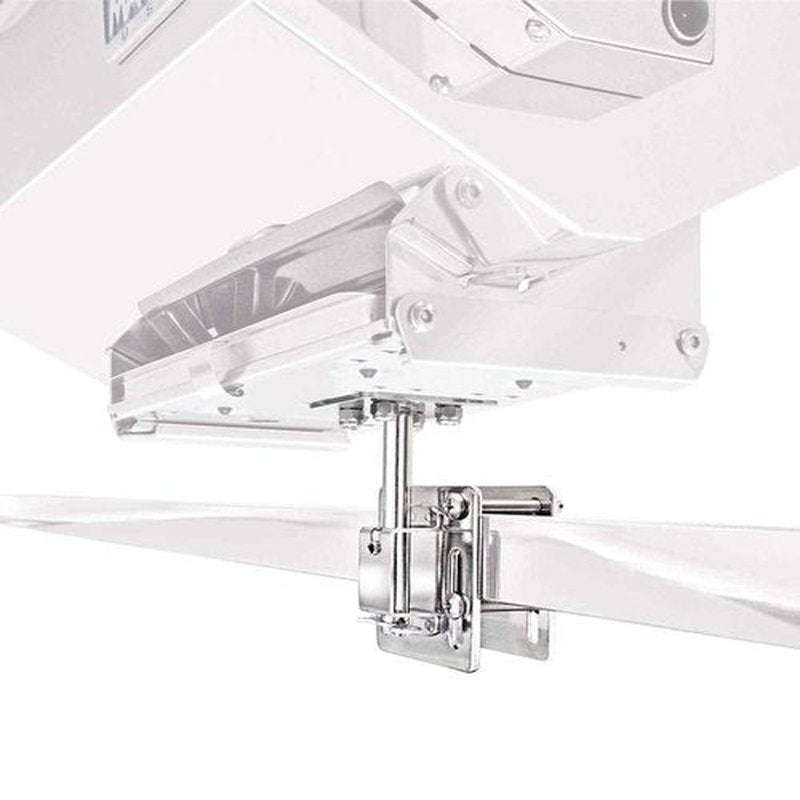 Magma T10-340 Single Side/Bulkhead or Square/Flat Rail Mount for Single Mount Rectangular Grills and Fillet Tables| Stainless Steel Boat Grill/Table Mount | Versatile Marine Accessory Bracket