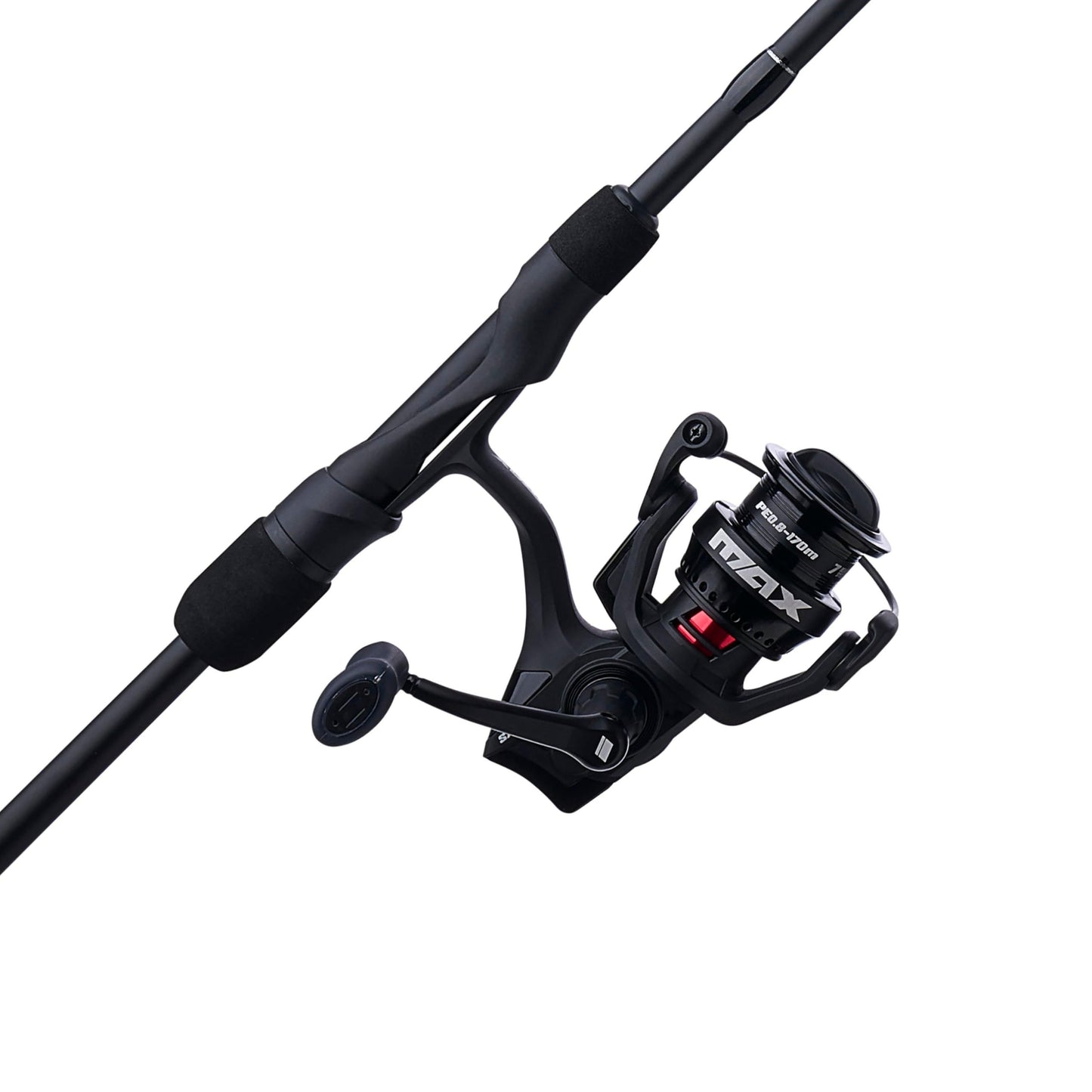 Abu Garcia 7' Max SX Spinning Reel and Fishing Rod Combo, Size 2000 Reel, 7 Stainless Steel Ball Bearings, Smooth Oil Felt Front Drag System, 24 Ton Graphite Rod Blank