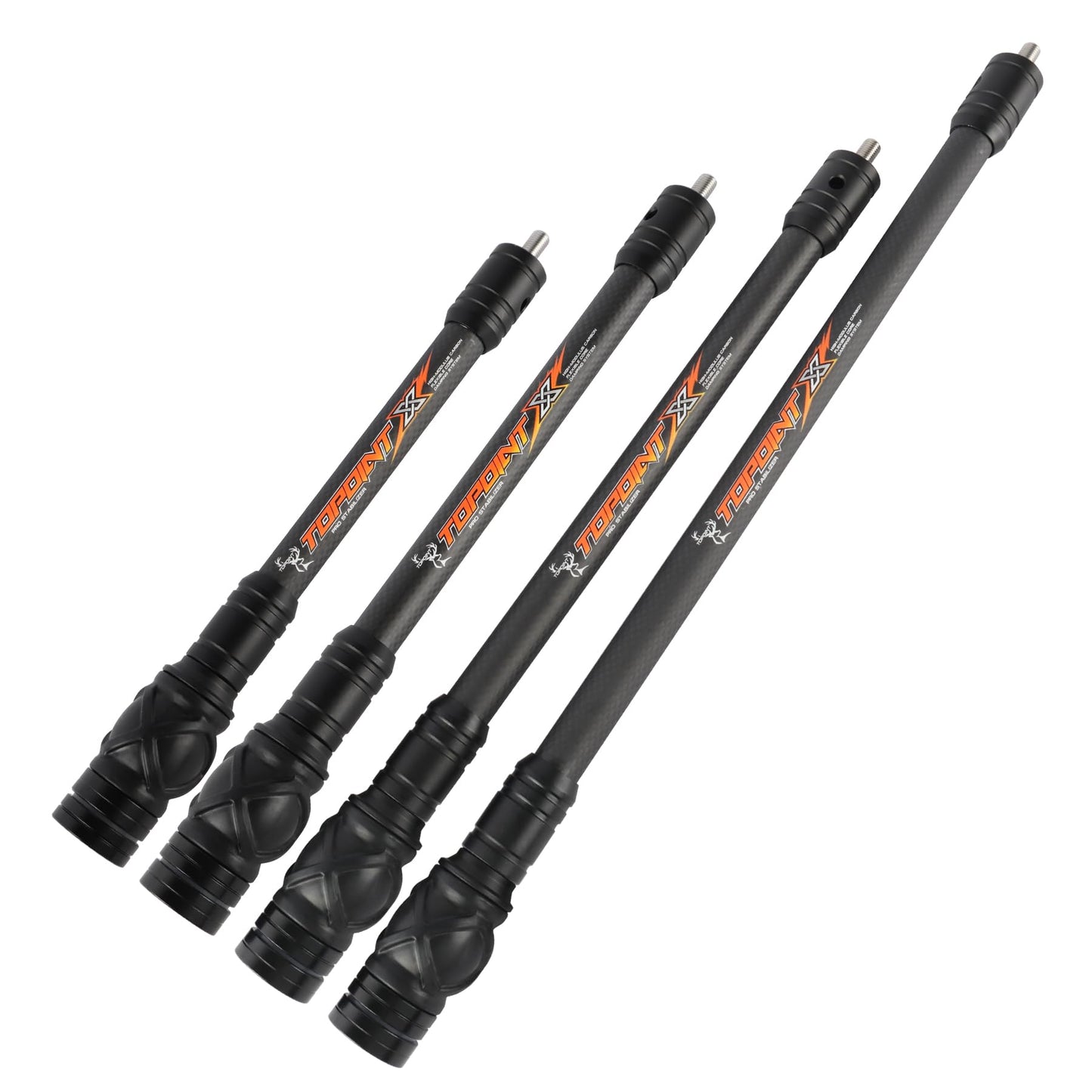 limaity Archery Bow Stabilizer for Compound Bow 8" 10" 12" 15" Rear Bow Stabilizer Mount 3K Carbon Fiber Weights Bar (10inch)