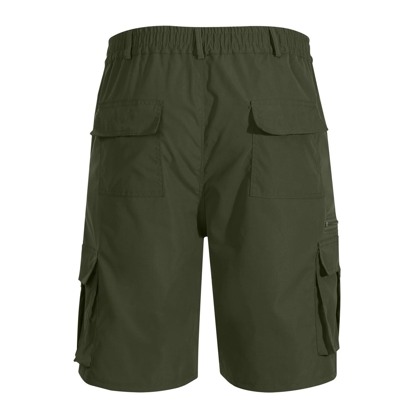 Today Only Clearance Cargo Shorts for Men 2024 Elastic Waist Bermuda Shorts Lightweight Casual Outdoor Hiking Shorts with Multi Pockets Men's Shorts 11 Inch Inseam