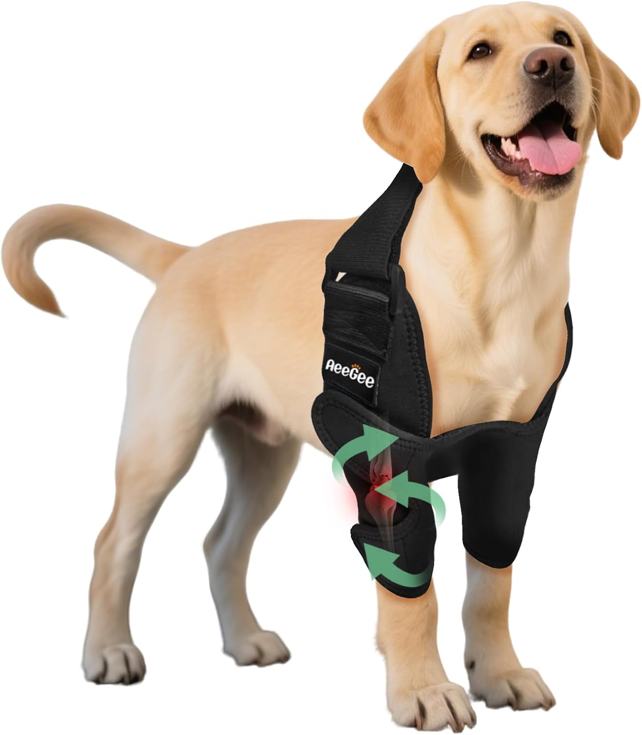 Adjustable Dog Elbow Brace - Front Leg Support for Torn Ligaments & Arthritis | XL Size