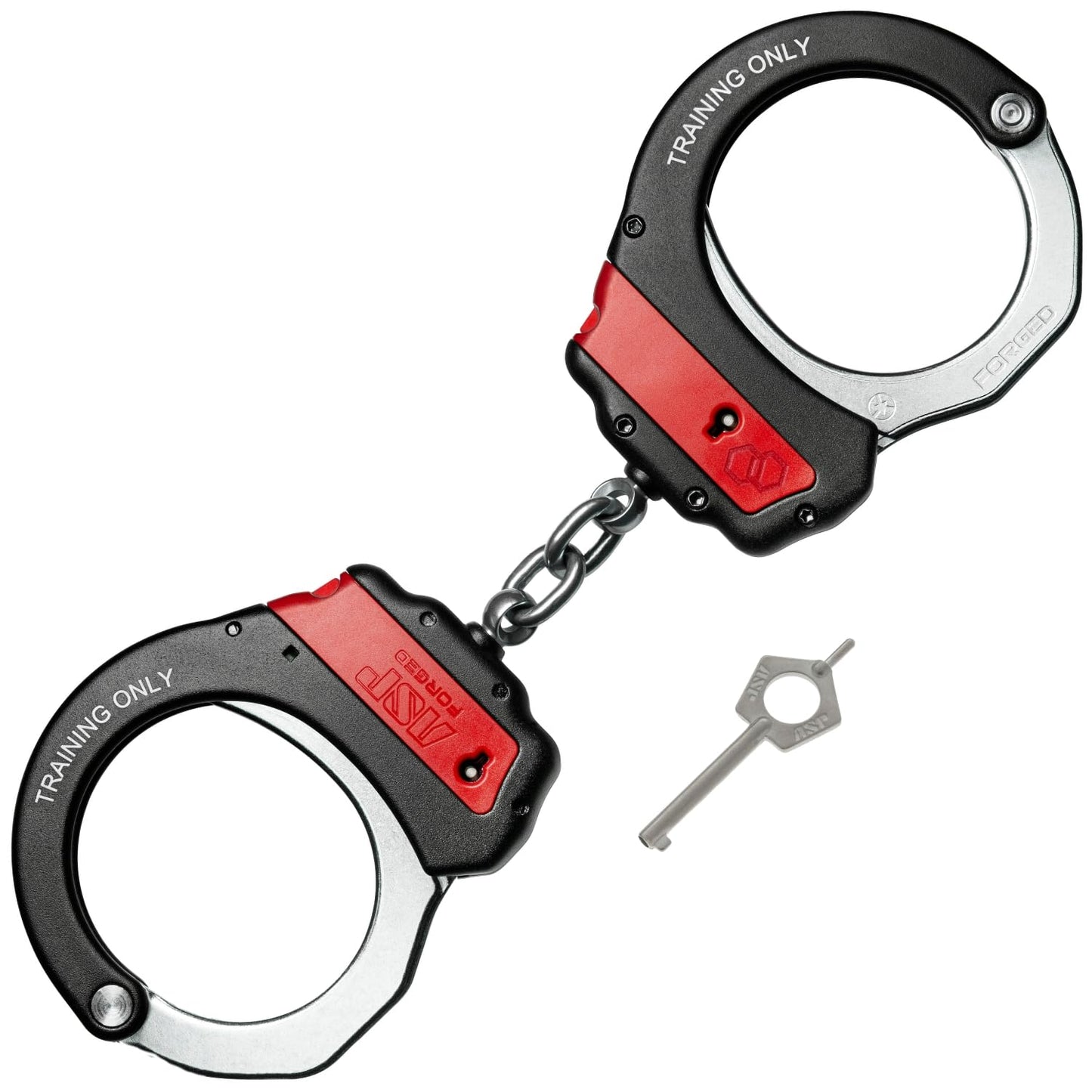 ASP Ultra Plus Double-Locking Chain Training Handcuffs, Forged Aluminum Handcuffs, Professional Grade Cuffs