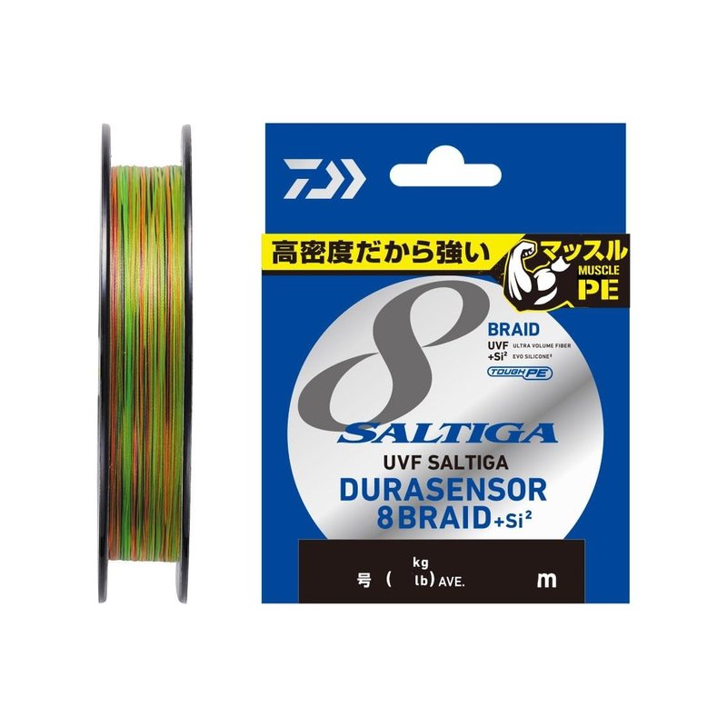 DAIWA PE Line UVF Soltiga Dura Sensor X8+Si2 No. 6 132.1 ft (400 m), Multicolor