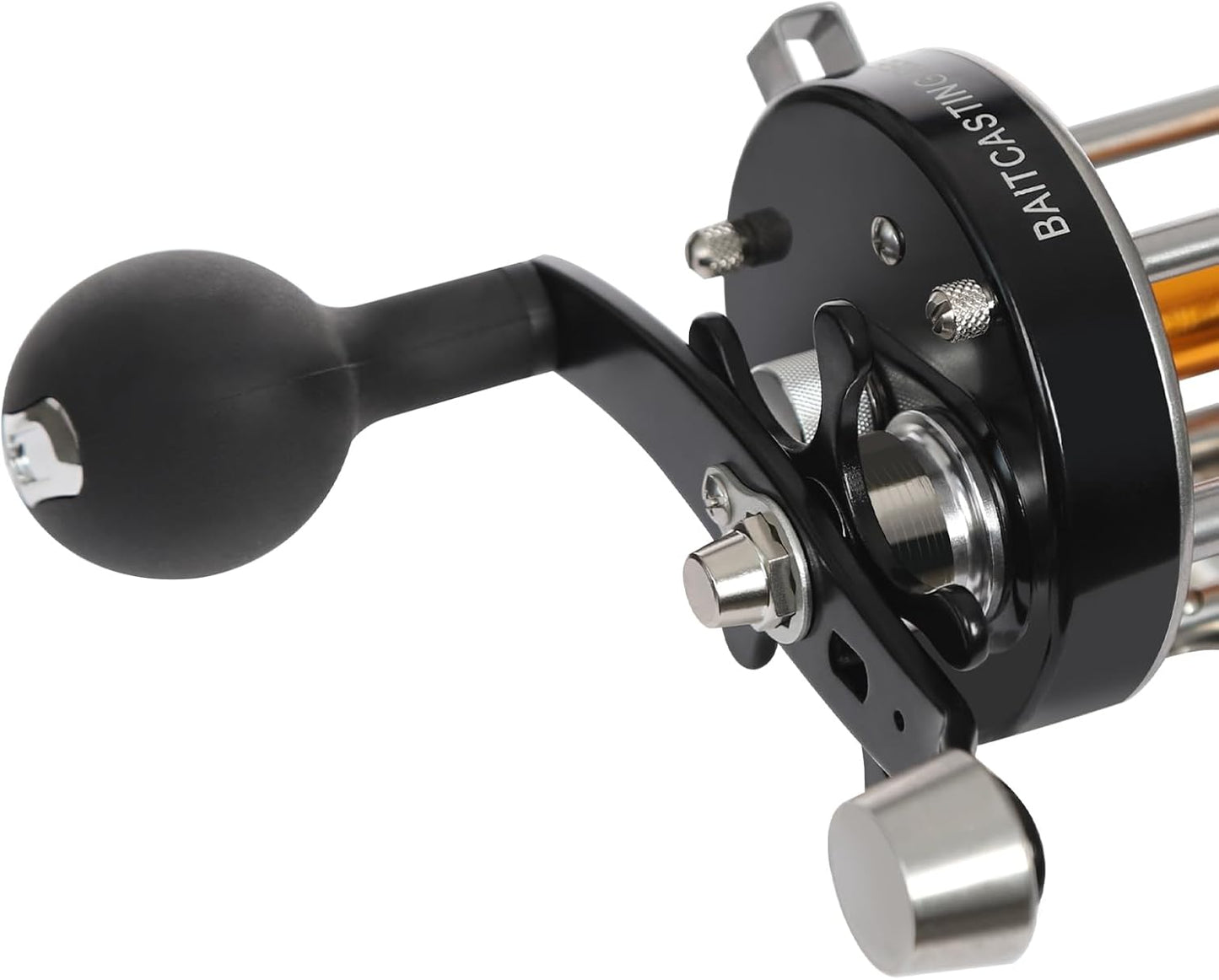 Rover Round Baitcasting Reel - Durable Metal Body Fishing Reel for Inshore Saltwater | Left & Right-Hand Retrieve