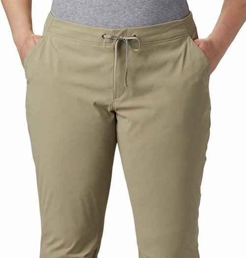 Columbia Womens Anytime Outdoor Boot Cut Hiking Pants, Tusk, 20 Plus