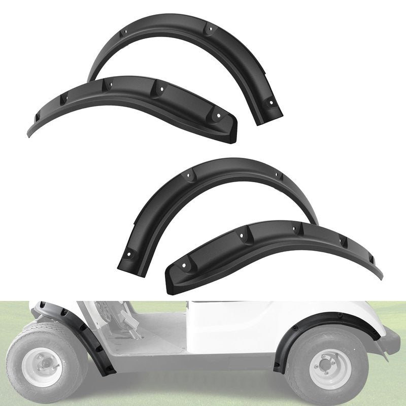LUXEMOTO Golf Cart Fender Flares for Yamaha Drive2 G29 17-25, Combined Front & Rear Mud Guards Mud Flaps Only for Yamaha Drive2 G29 Standard and Unmodified Golf Carts Body 2017-2025 Accessories