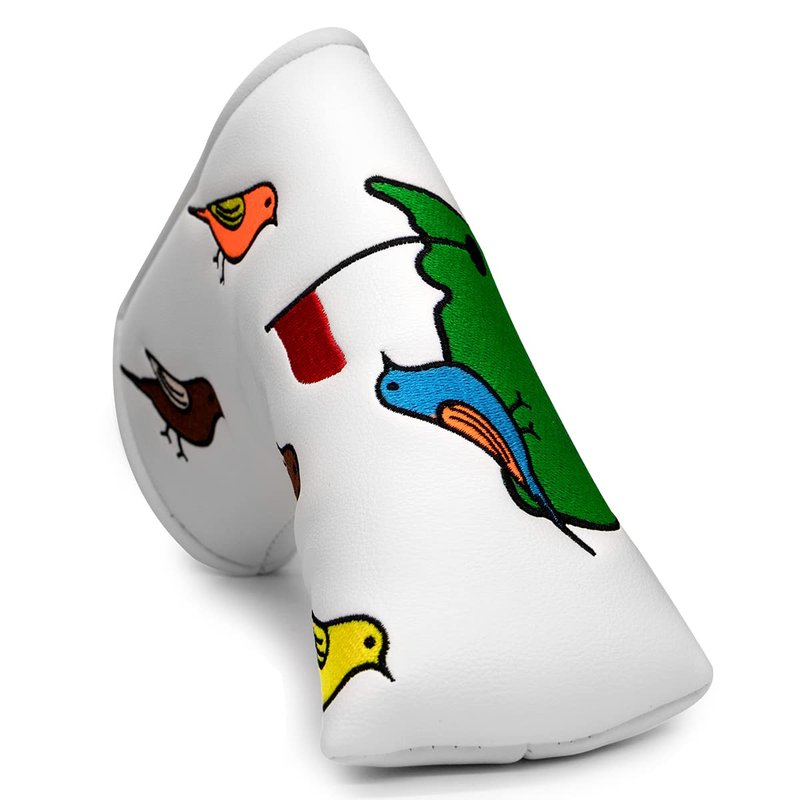 Birdie&Green Golf Putter Cover Headcover, Blade Putter Head Cover Magnetic - PU Leather Golf Headcovers fits for Scotty Cameron, Odyssey Putters for Men