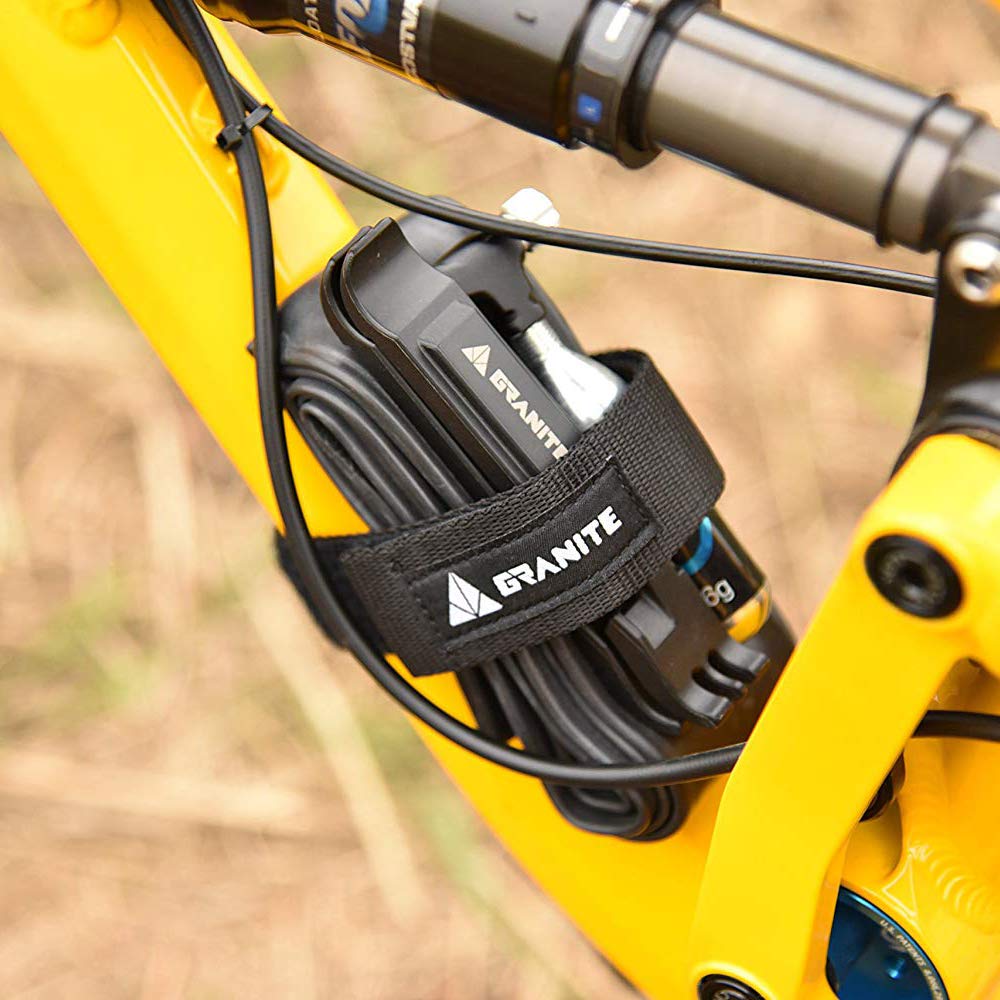 Granite-Design Rockband Bicycle Gear Carrier Strap (Black)