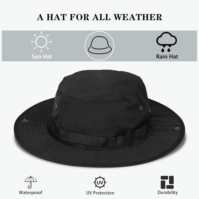 Sun Hats for Men & Women - UPF 50+ UV Protection Bucket Hat for Fishing, Hiking & Beach | Boonie Style