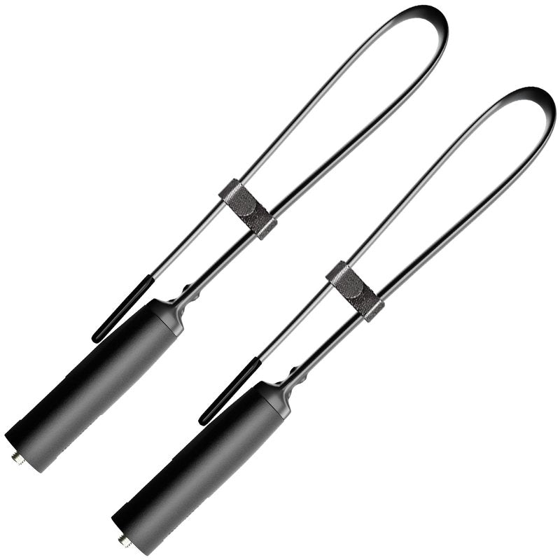 Baofeng Antenna | Ham Radio Antenna | 18.5-inch | Dual Band VHF UHF (144/430MHz) High Gain Antenna | Compatible with Baofeng UV-5R, BF-F8HP, BF-888S, UV-5R Plus, UV-5RX3 and More Ham Radios(2pcs)