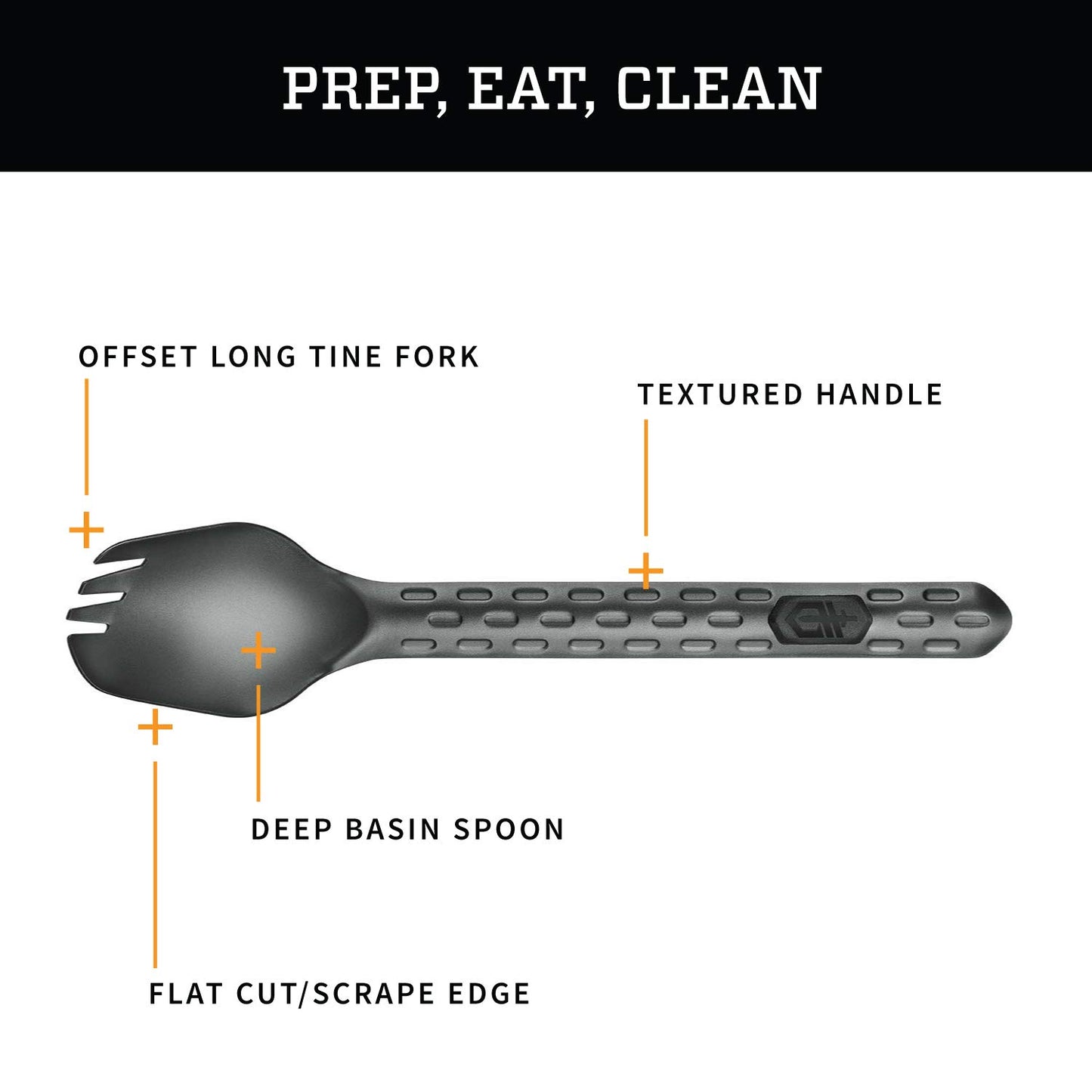 Gerber Gear Gerber Devour Multi-Fork, Camp Eating Tool, Onyx [31-003418]