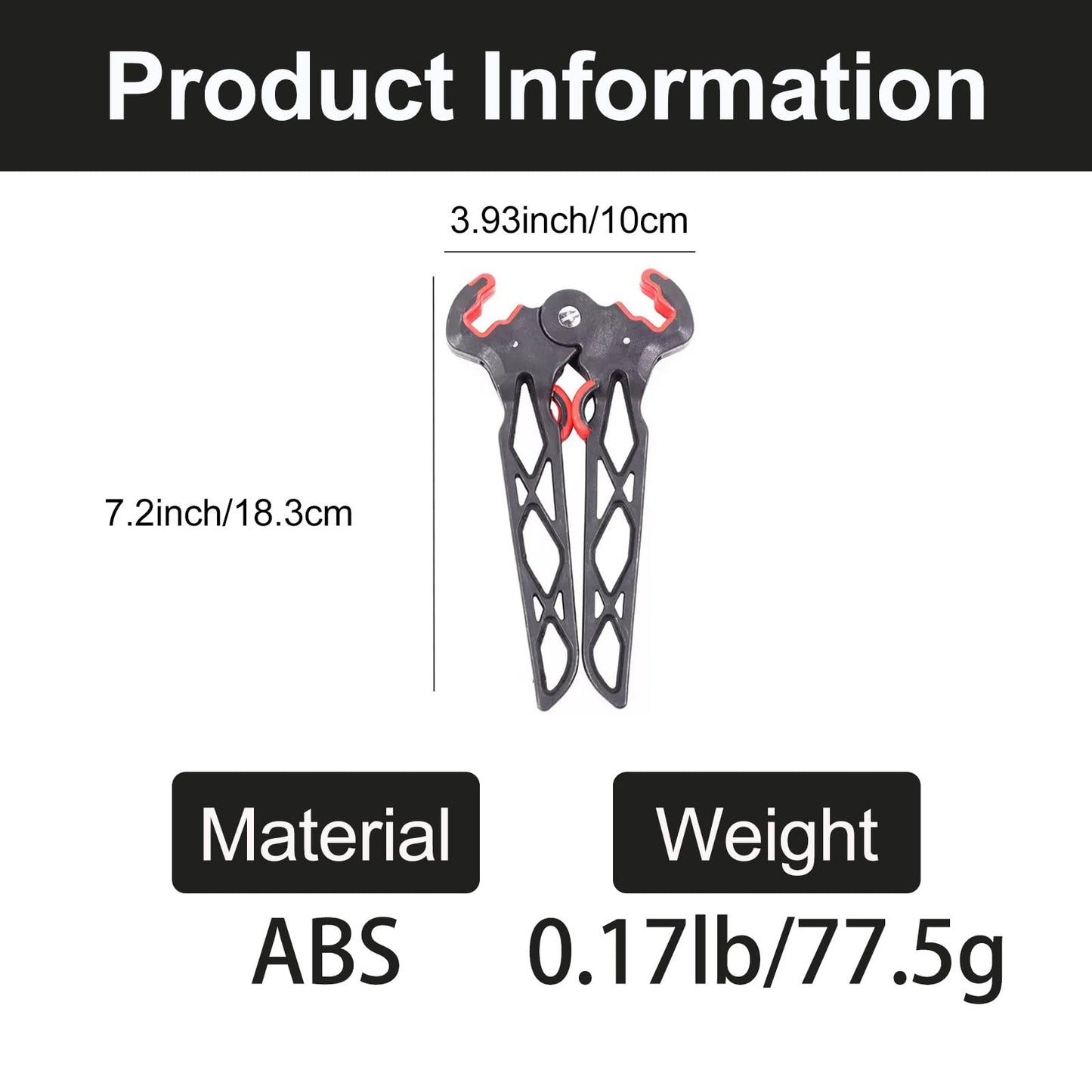 KURUGEILI Archery Bow Stand Folding Bow Stands Bow Jack Limbs Clamp Kickstand for Compound Bow Hunting Accessories