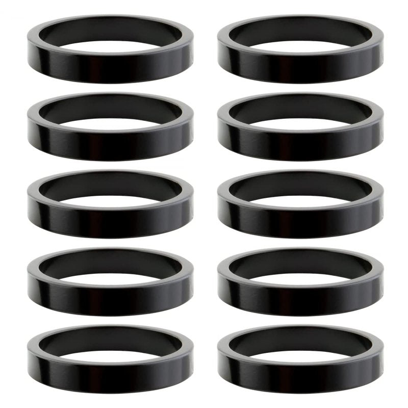 Origin8 Headset Spacers, 5mm x 1", Black