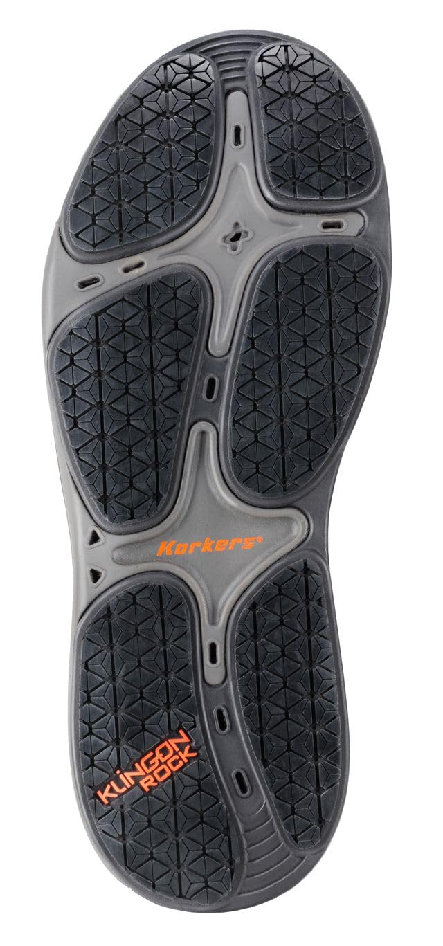 Korkers Men's Stealth Sneaker Wading Boot with Fixed Kling-On Rock Soles