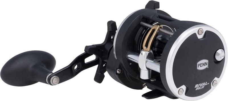 PENN Rival Level Wind Fishing Reel - Durable Design for Smooth Casting | 20 lb Test