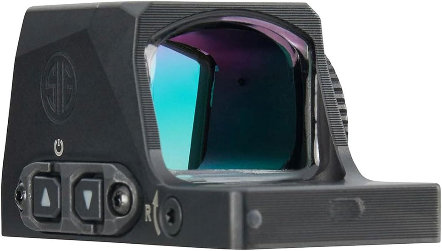 SIG SAUER Romeo-X Reflex Sight - Lightweight Waterproof Pistol-Mounted Sight with 15 Illumination Settings