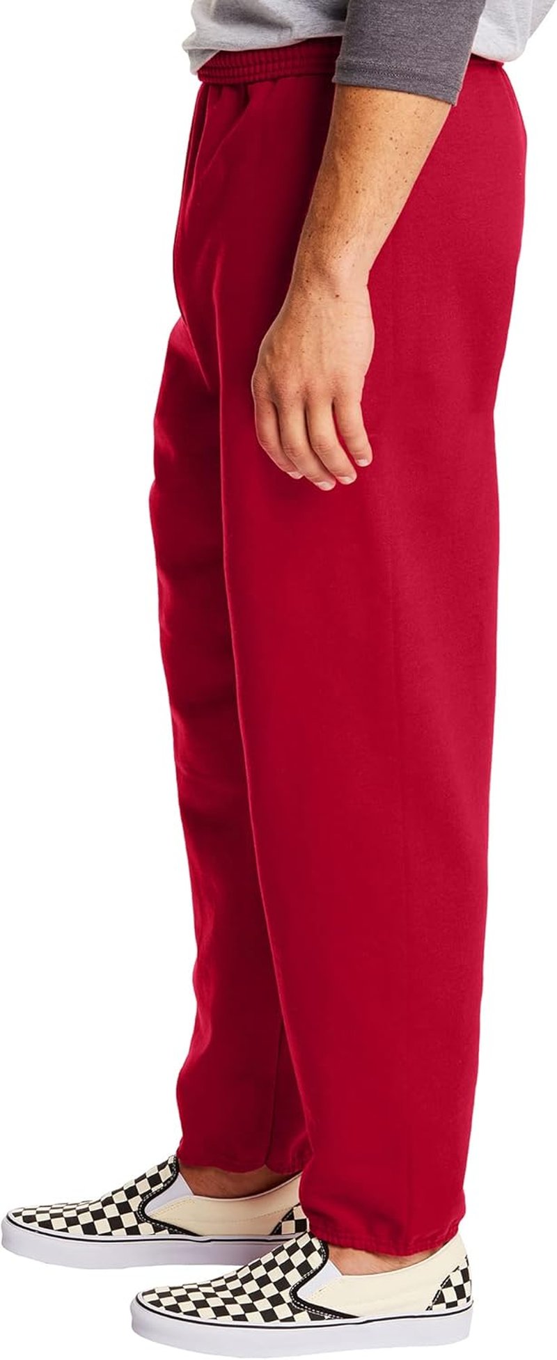 Hanes Men's Sweatpants - EcoSmart Athletic Lounge Pants with Cinched Cuffs | 1 or 2 Pack Options