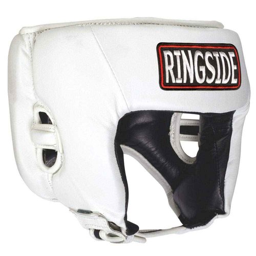 Ringside Competition-Like Boxing Headgear without Cheeks, Small, White
