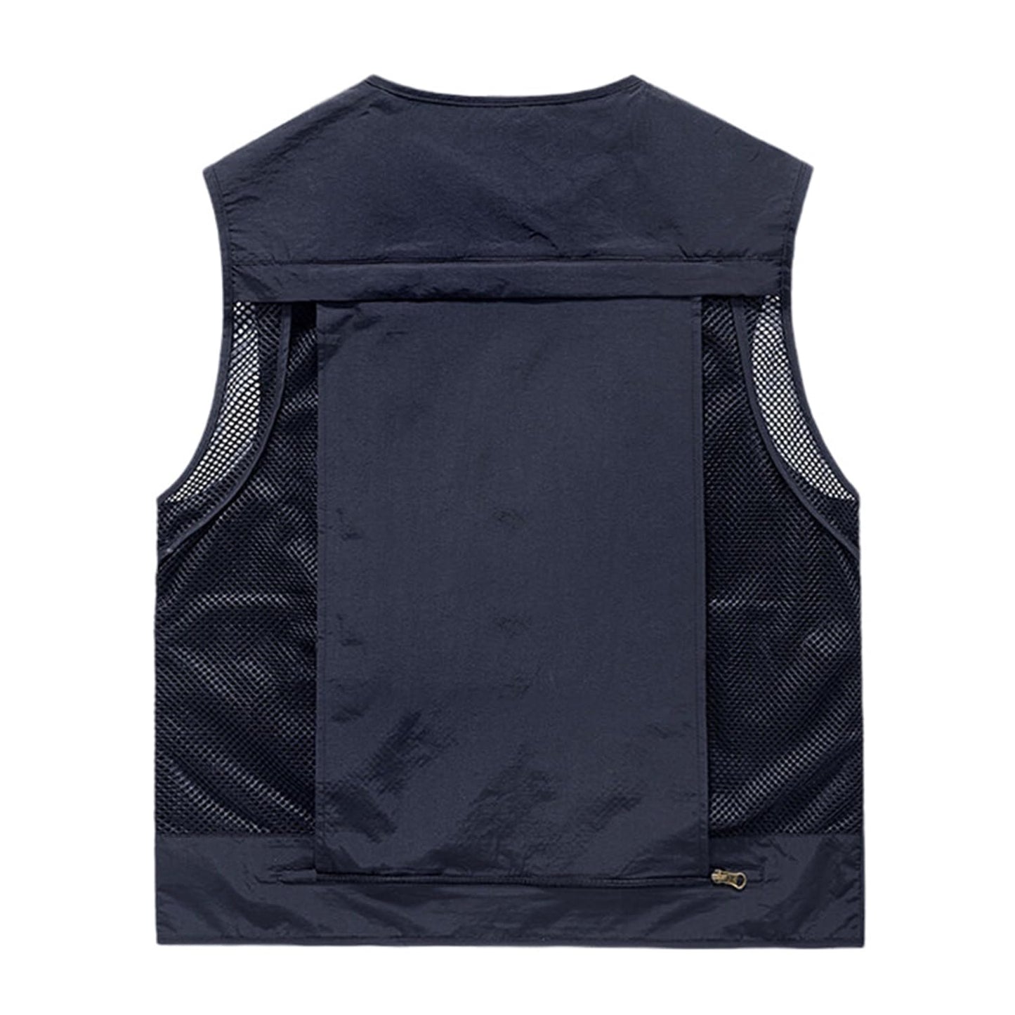 Men's & Youth Outdoor Fishing Vest,Dark Blue Work Safari Travel Photography Vests,Family Matching Hiking Waistcoat,4XL(US L)