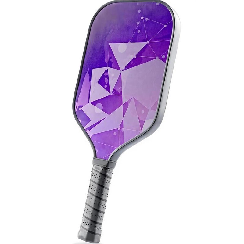 Pickleball Paddles, T700 Raw Carbon Fiber Pickleball Paddles with 16mm Power Polypropylene Honeycomb Core, Increased Power for Ultimate Spin Control & Consistency, USAPA Standard (Purple)