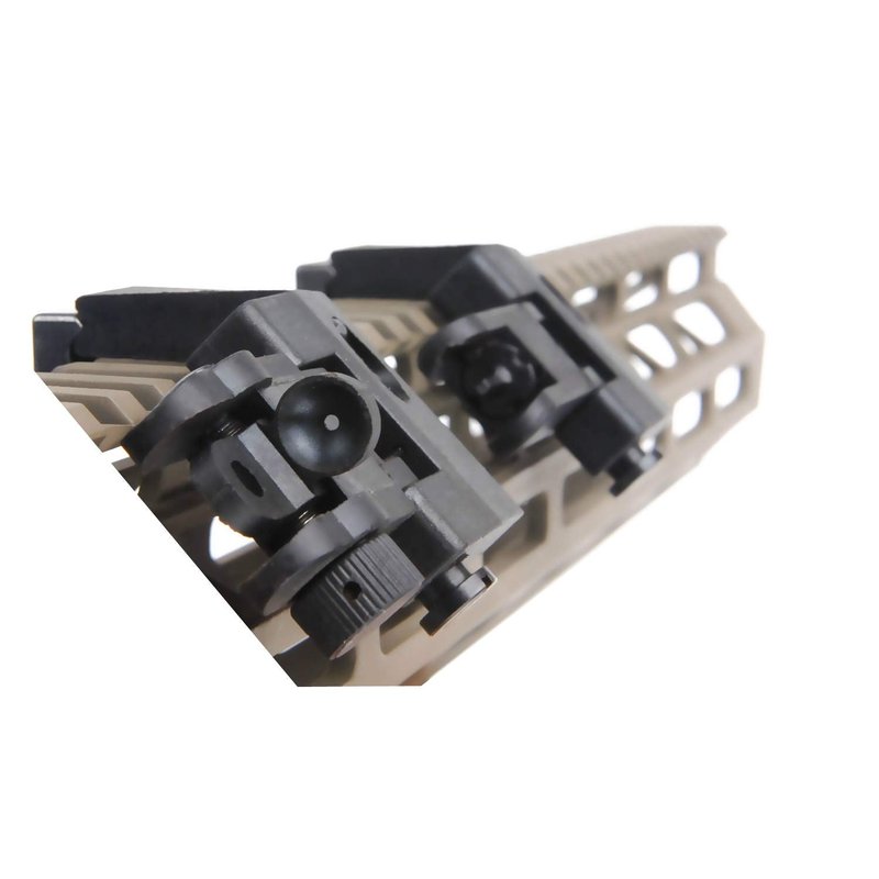 Flip Up Sight Offset 45 Degree Offset Sights Rapid Transition Front and Rear for Picatinny Rail Backup Gun Sight Accessories for Hunting Airsoft