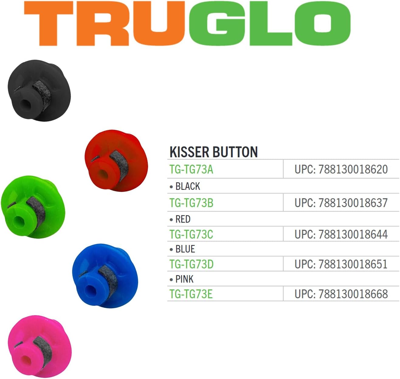 TRUGLO Kisser Buttons | Archery Accessories for Accurate Shooting