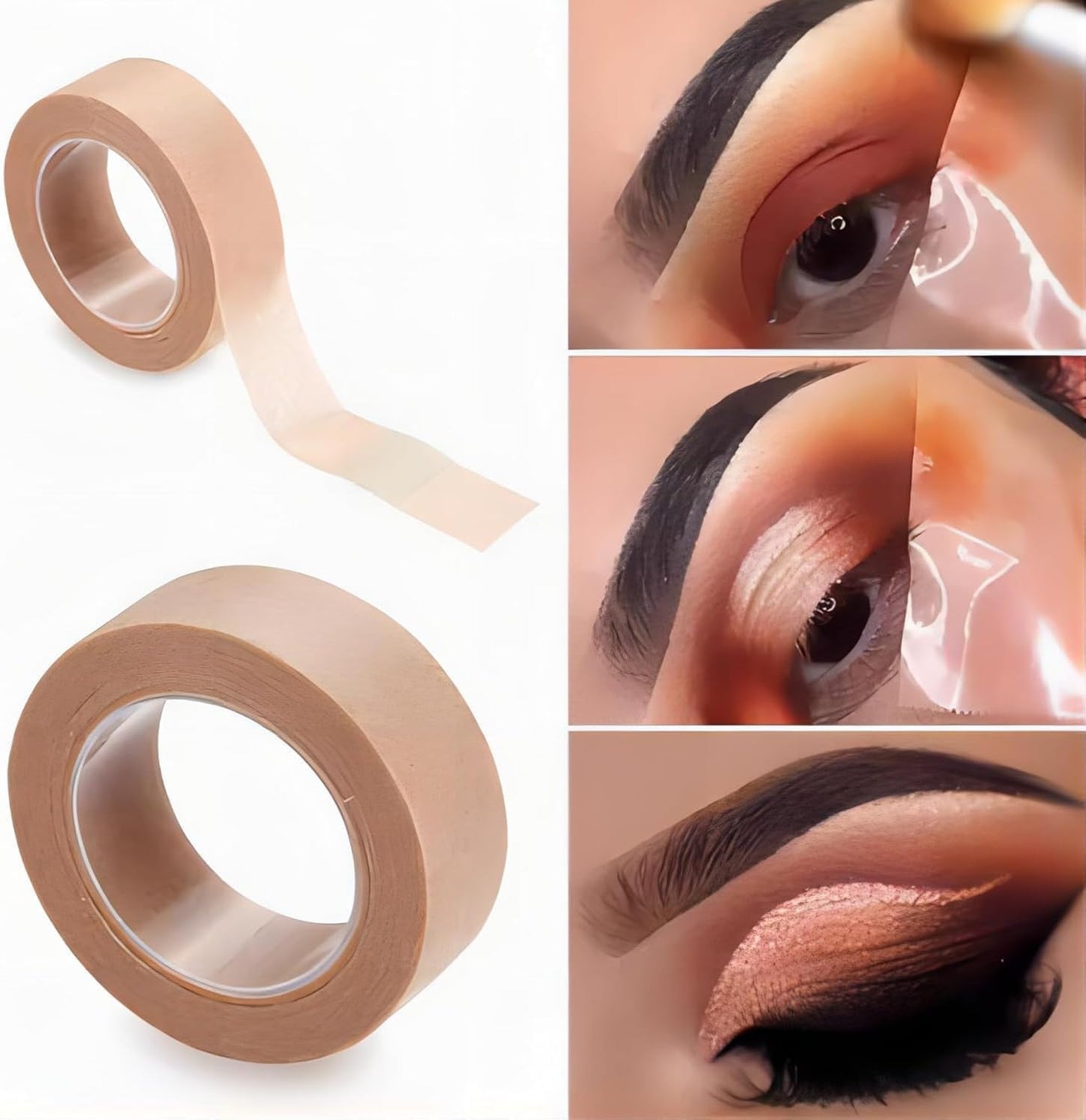 8 Rolls Micropore Tape, Nose Tape for Rhinoplasty Shaping, Flexible Skin Tape Breathable Nose Tape, Self Adhesive Gauze Tape for Wound Injuries Swelling Sports, Yellow(0.5 in x 10 Yd)