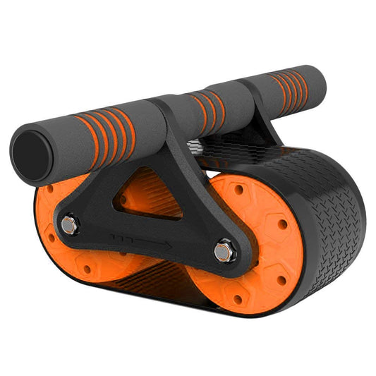 Oileus AB Roller Wheel for Abdominal Exercise, Core Workout Equipment with Automatic Rebound Assistance and Resistance Springs with Ergonomic Handle Sold (Orange)