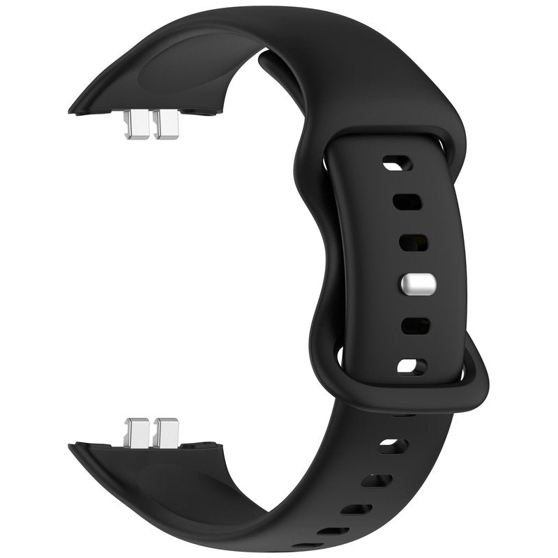 FoundEast 4-Pack Compatible with Honor Rossini 2i Band, Soft Silicone Replacement Sport Wristband Strap Accessories for Rossini 2i (Black+Grey+Blue+Red)